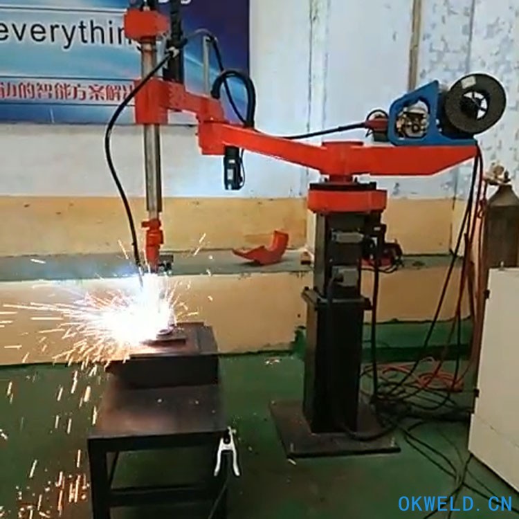 焊接机器人编码免费培训自动化焊接机械手效率更高降低人工成本二氧化碳五轴平面式工业焊接机器人学校访学机智能自动焊接设备