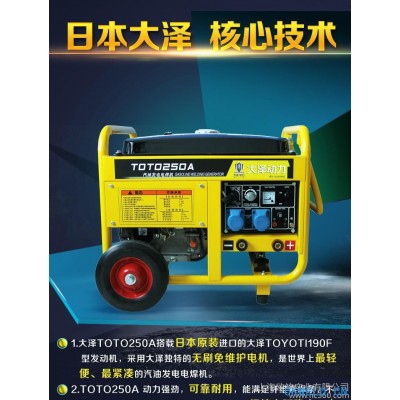 190a汽油发电电焊机/自发电电焊机