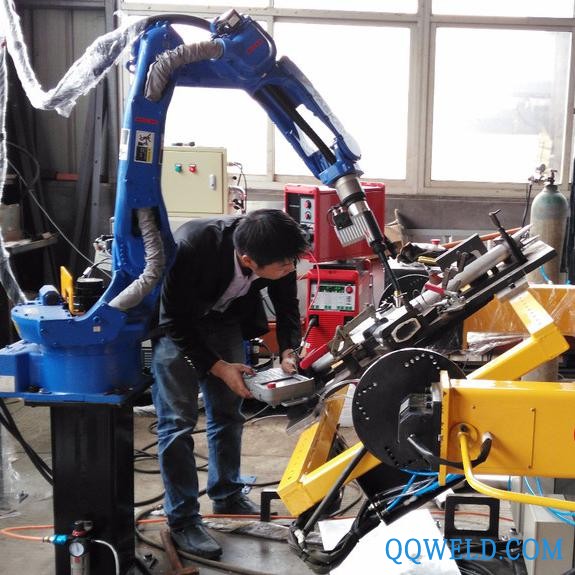 焊接机器人 锋元旋转双工位焊接工作站FY-16002   铝焊接机器人   自动化焊接机器人