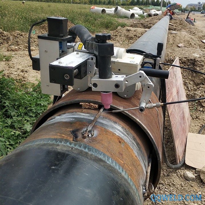 管道自动气保焊机小车用于燃气工程 焊缝跟踪
