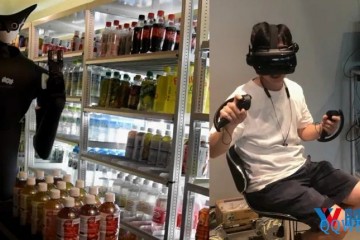 日本全家便利店试行VR管理进货，让员工用VR操控机器人